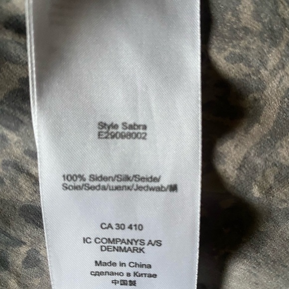 Truly by Part Two Blouse Silk LARGE - Picture 4 of 7